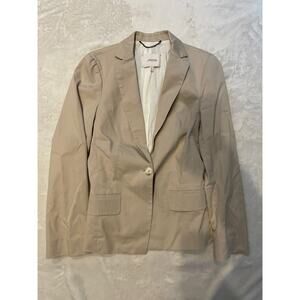 DOROTHEE SCHUMACHER One Button Blazer Jacket Beige 1 XS Single Breasted Suit